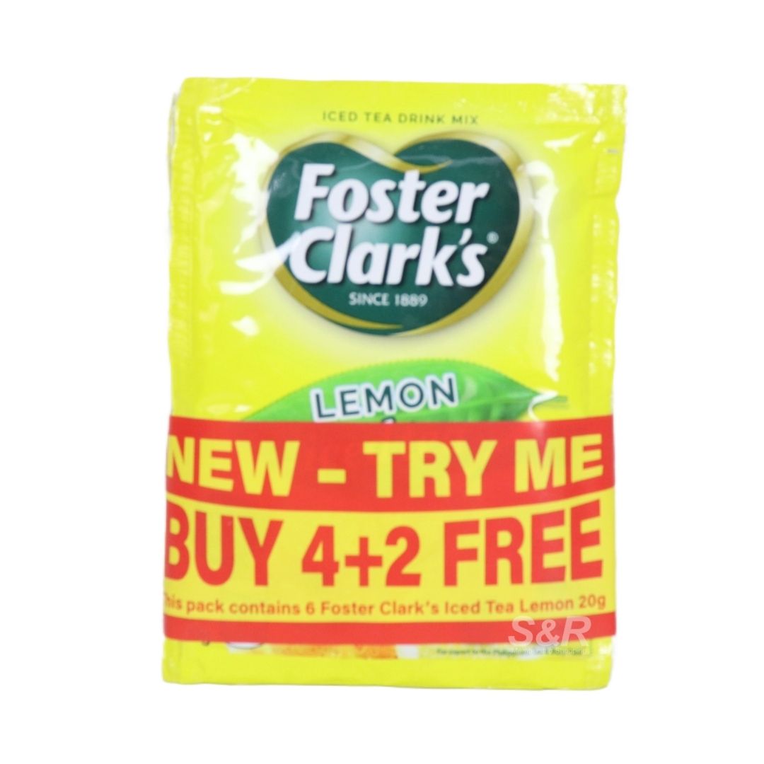 Foster Clark's Lemon Iced Tea 20g Buy 4+2 Free Pack